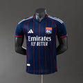 Camisola Olympique Lyon 2025-26 Alternativa Azul Versão Jogador