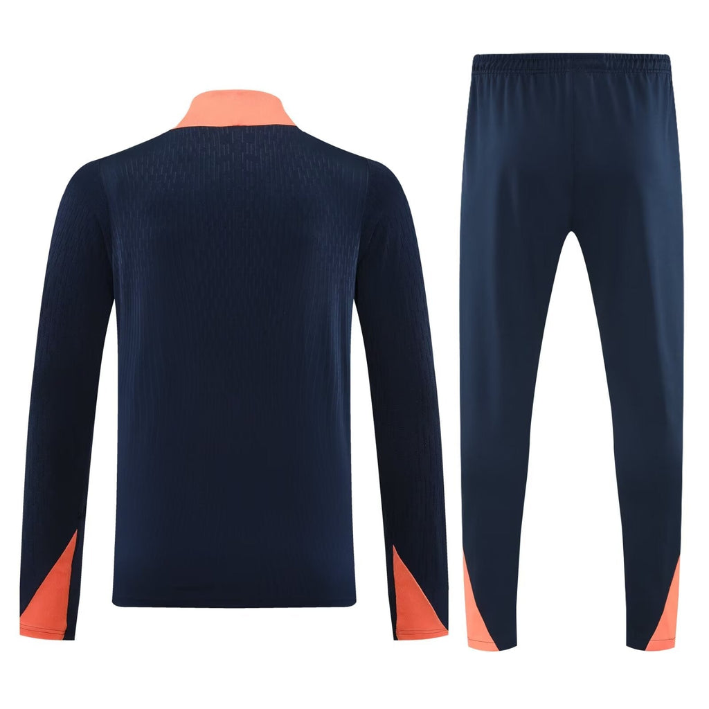 Fato de Treino FC Barcelona 2025-26 - Camisola com Fecho