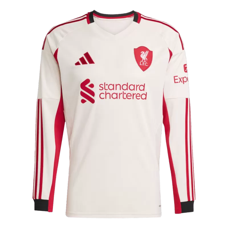 Camisola Manga Comprida LIV 2025-26 Alternativa Beje Versão Adepto