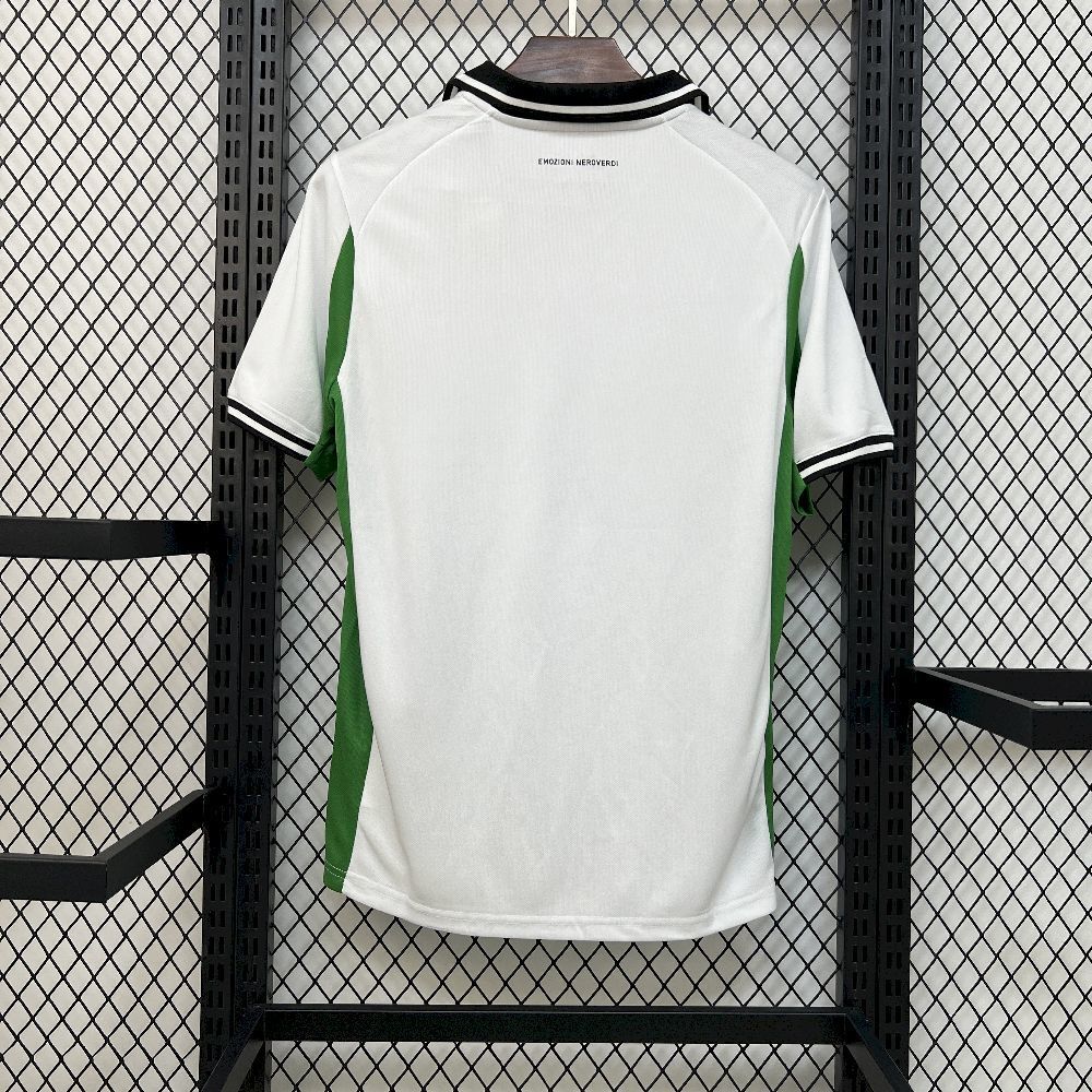 Camisola US Sassuolo 2025-26 Alternativa Branca Versão Adepto