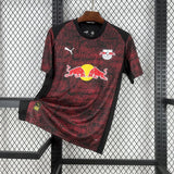 Camisola RB Leipzig 2025-26 Alternativa Vermelha Versão Adepto
