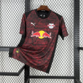 Camisola RB Leipzig 2025-26 Alternativa Vermelha Versão Adepto