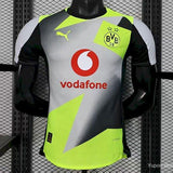 Camisola Borussia Dortmund 2025-26 Alternativa Cinzenta Versão Jogador