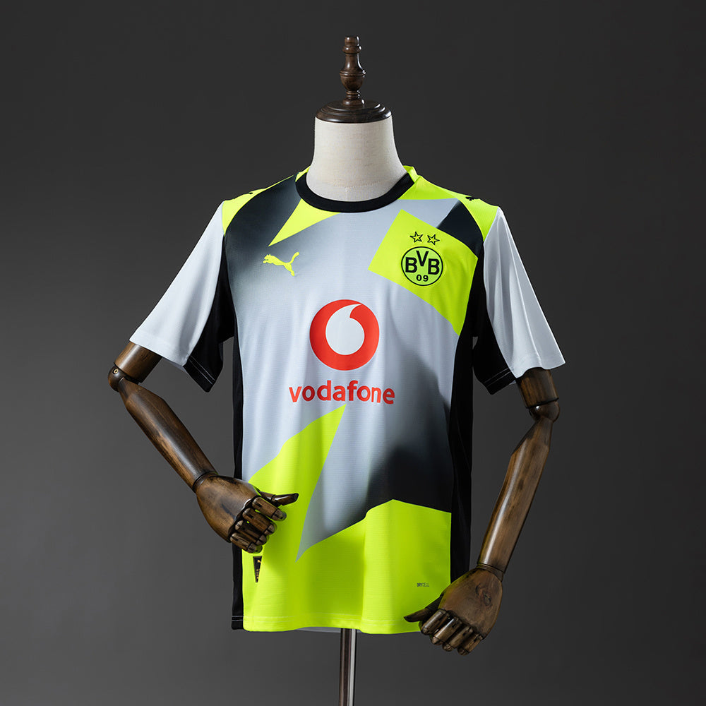 Camisola Borussia Dortmund 2025-26 Alternativa Cinzenta Versão Adepto