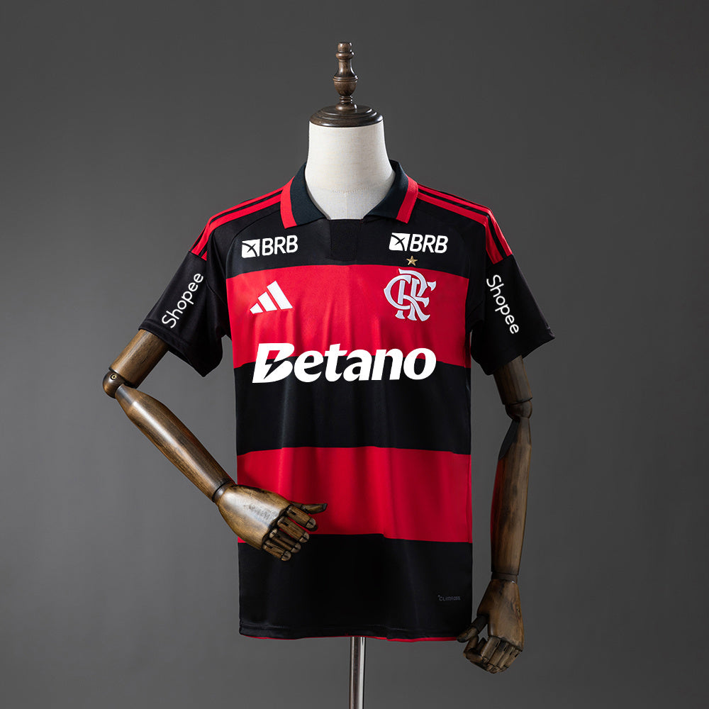 Camisola CR Flamengo 2026-27 Principal Versão Adepto Todos Patrocinadores