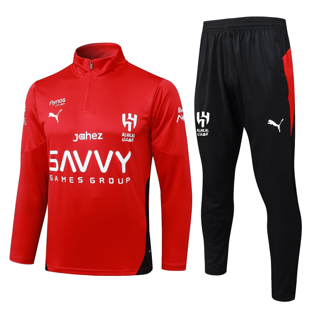 Fato de Treino Al-Hilal SFC 2025-26 - Camisola com Fecho