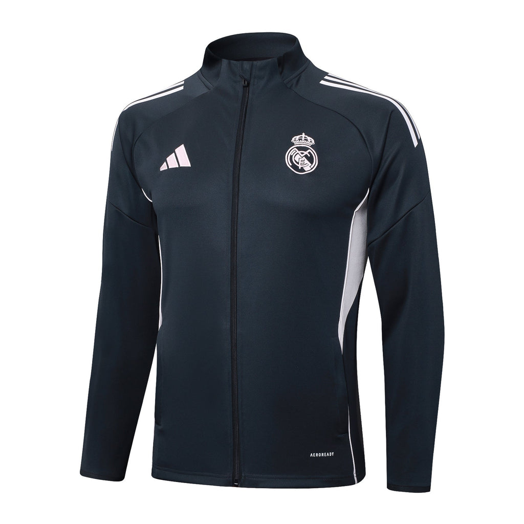 Fato de Treino Real Madrid CF 2025-26 Casaco sem Capuz