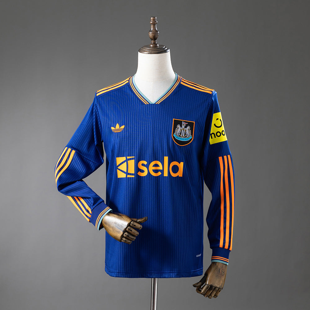 Camisola Manga Comprida NCU 2025-26 Alternativa Azul Versão Adepto
