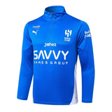 Fato de Treino Al-Hilal SFC 2025-26 - Camisola com Fecho