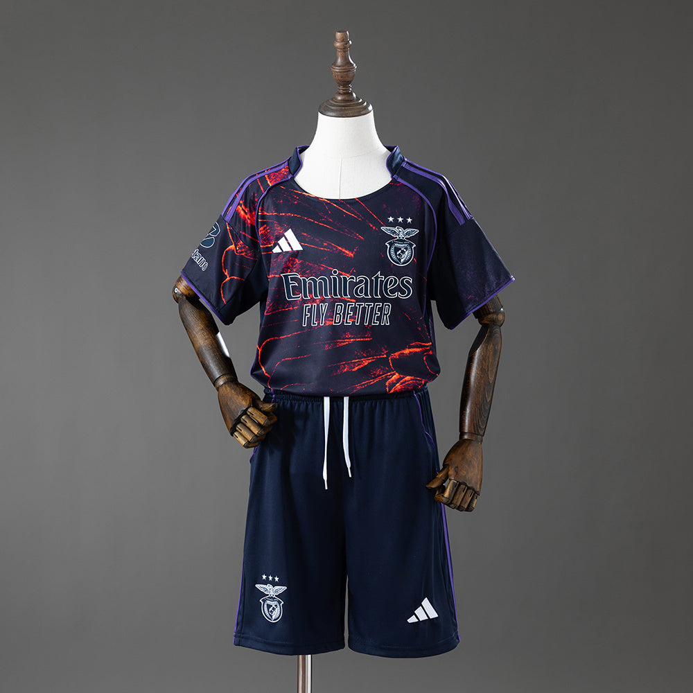 Kit Criança SLB 2025-26 Alternativo Azul
