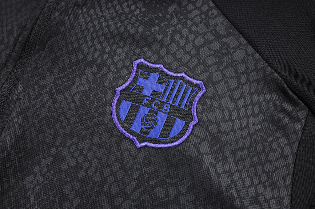 Fato de Treino FC Barcelona 2025-26 - Camisola com Fecho