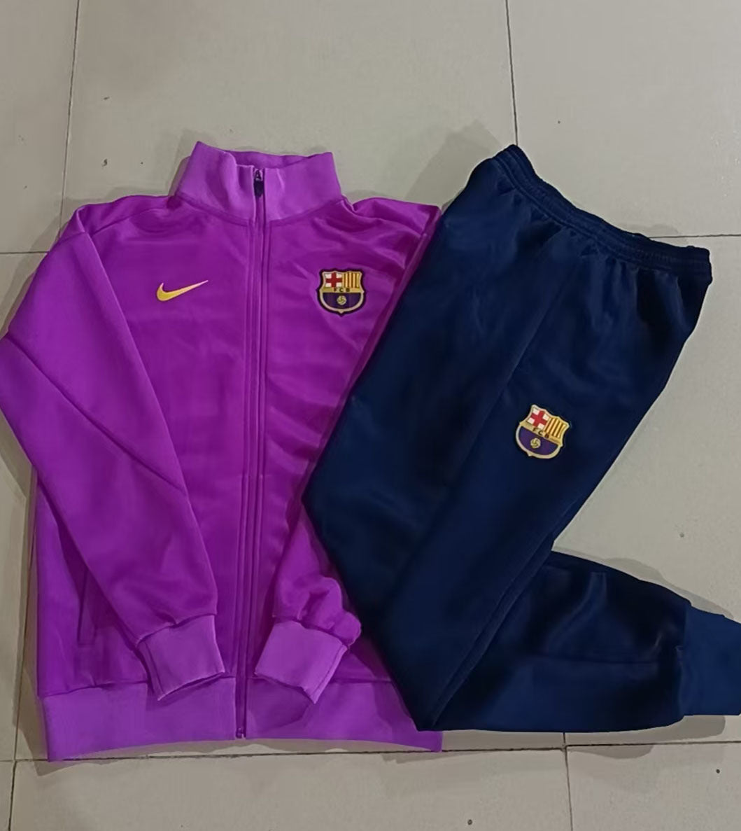 Fato de Treino FC Barcelona 2025-26 - Casaco sem Capuz