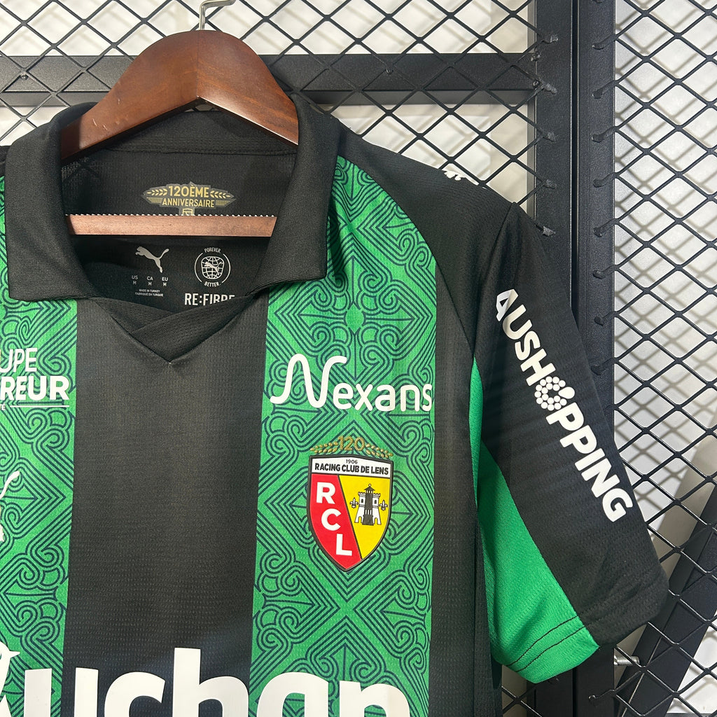 Camisola RC Lens 2025-26 Alternativa Verde Versão Adepto