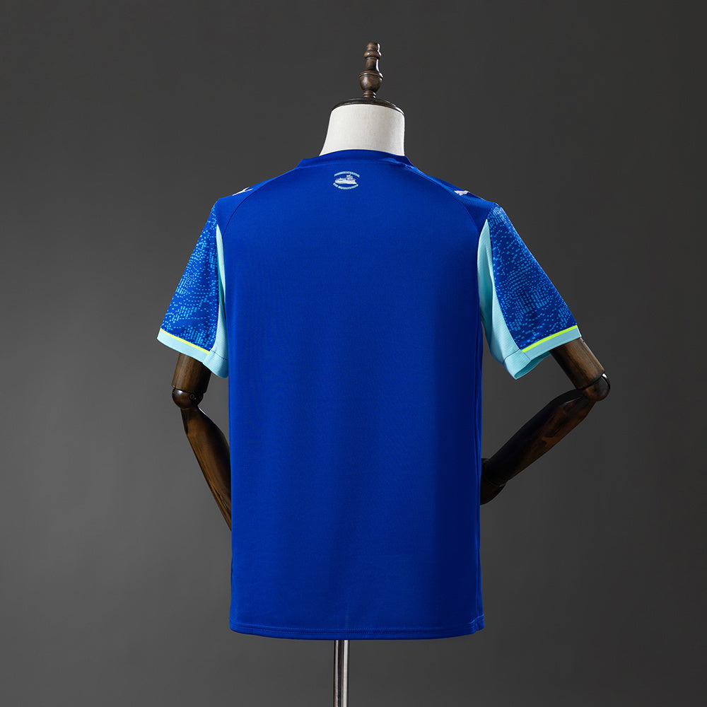 Camisola Olympique Marselha 2025-26 Alternativa Azul Clara Versão Adepto