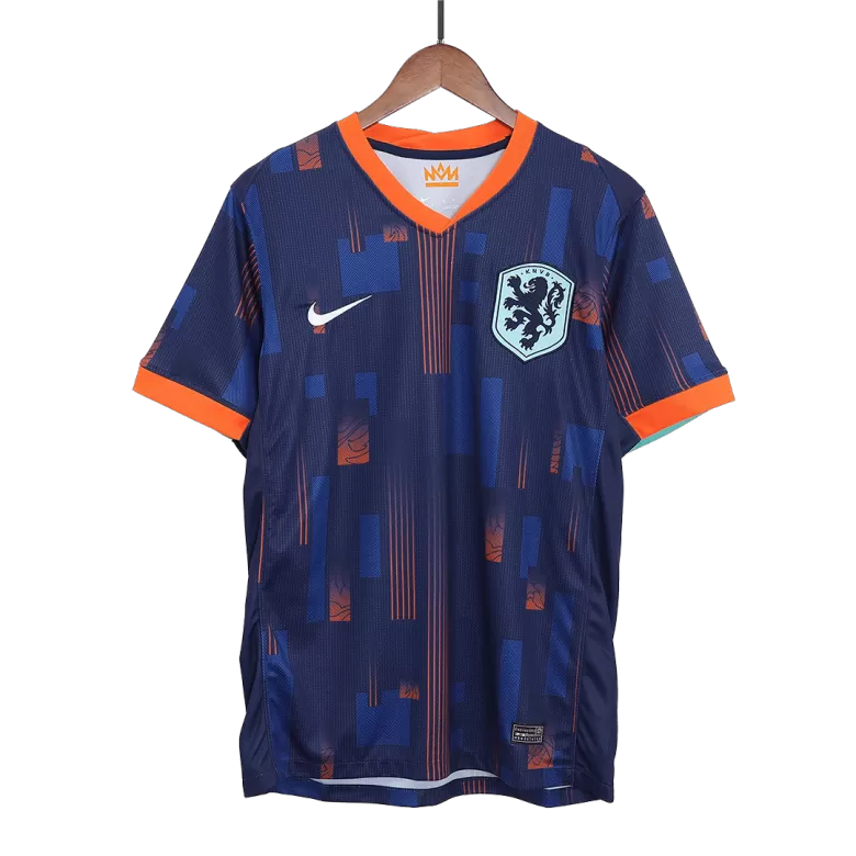 Camisola Paises Baixos 2024 Alternativa Azul Versão Adepto