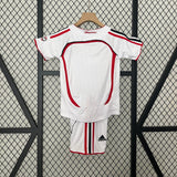 Kit Criança AC Milan 2006-07 Alternativo Final UCL