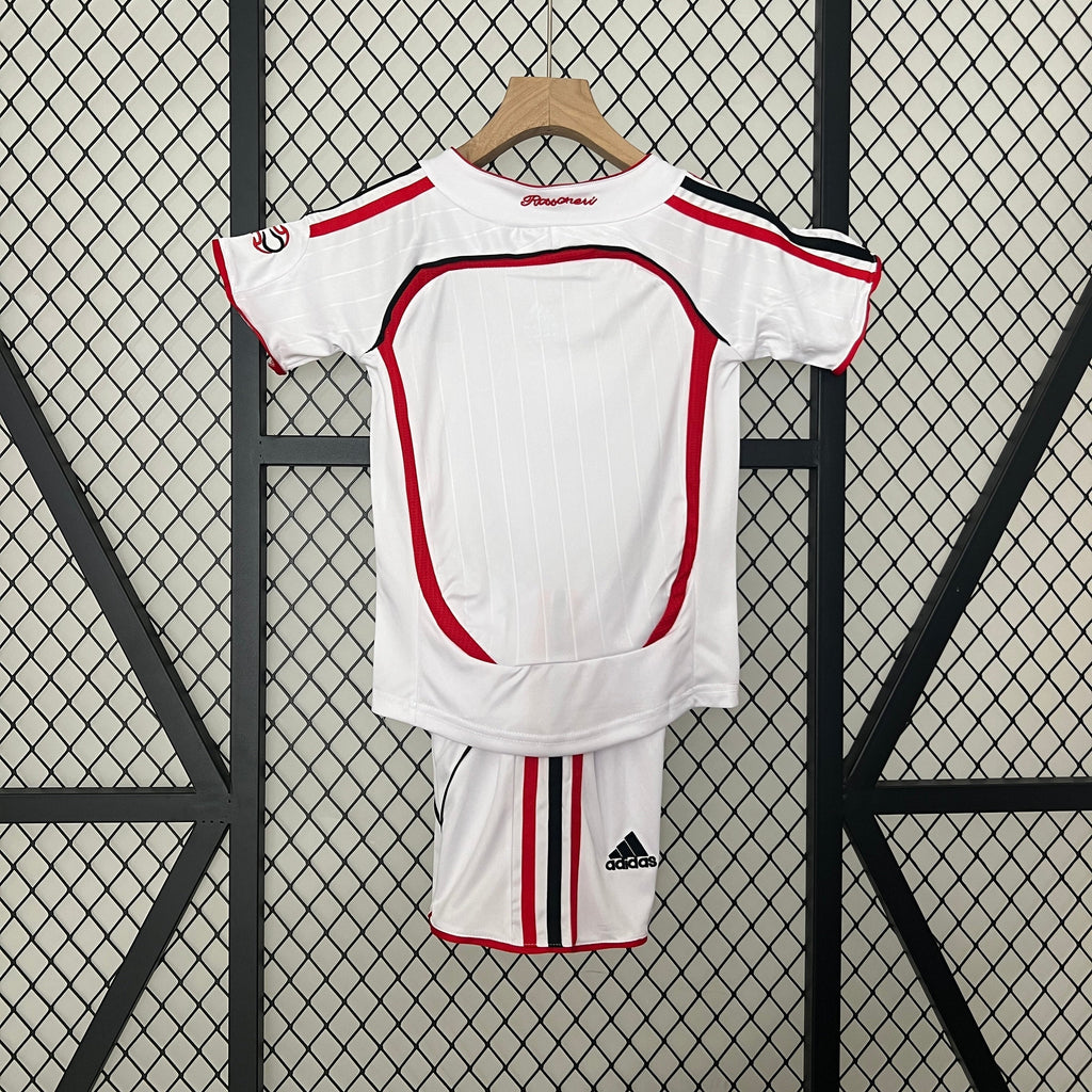 Kit Criança AC Milan 2006-07 Alternativo Final UCL