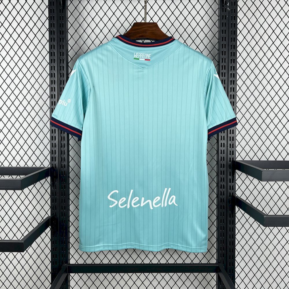 Camisola Bologna FC 2025-26 Alternativa Azul Versão Adepto