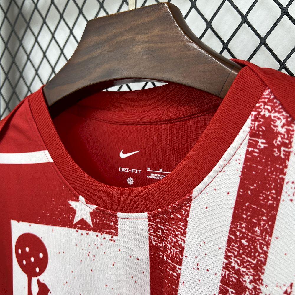 Camisola Atletico Madrid 2025-26 Pre-Match Versão Adepto