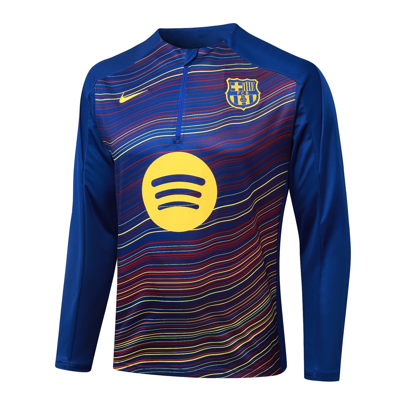 Fato de Treino FC Barcelona 2025-26 - Camisola com Fecho
