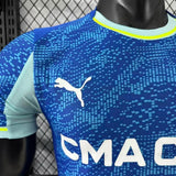 Camisola Olympique Marselha 2025-26 Alternativa Azul Clara Versão Jogador