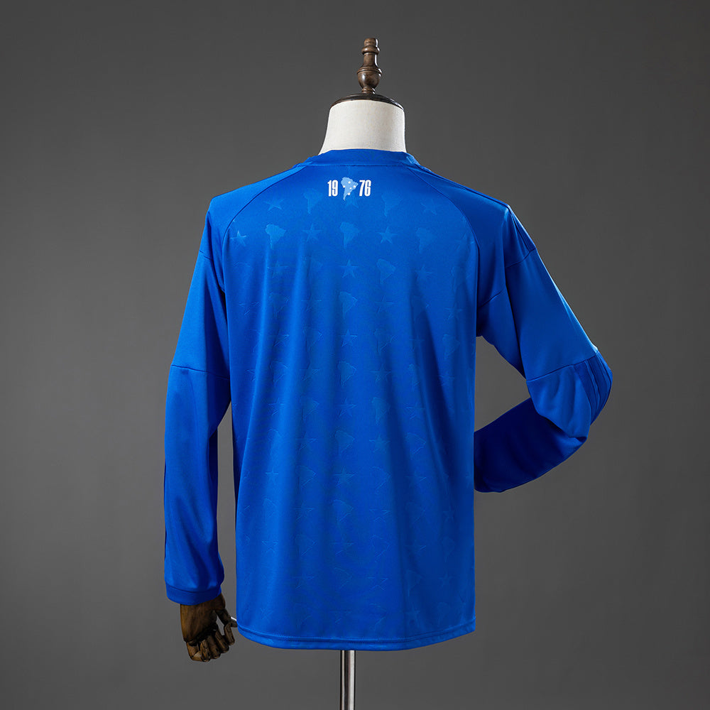 Camisola Manga Comprida Cruzeiro EC 2026-27 Principal Lisa Versão Adepto