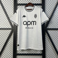 Camisola AS Monaco 2025-26 Alternativa Branca Versão Adepto