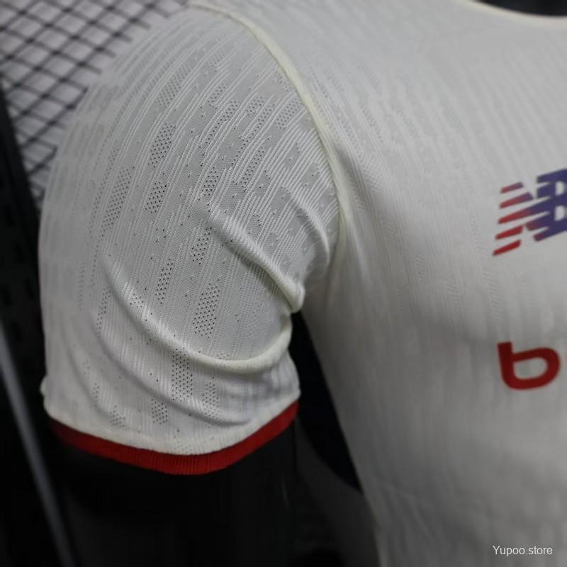 Camisola LOSC Lille 2025-26 Alternativa Branca Versão Jogador