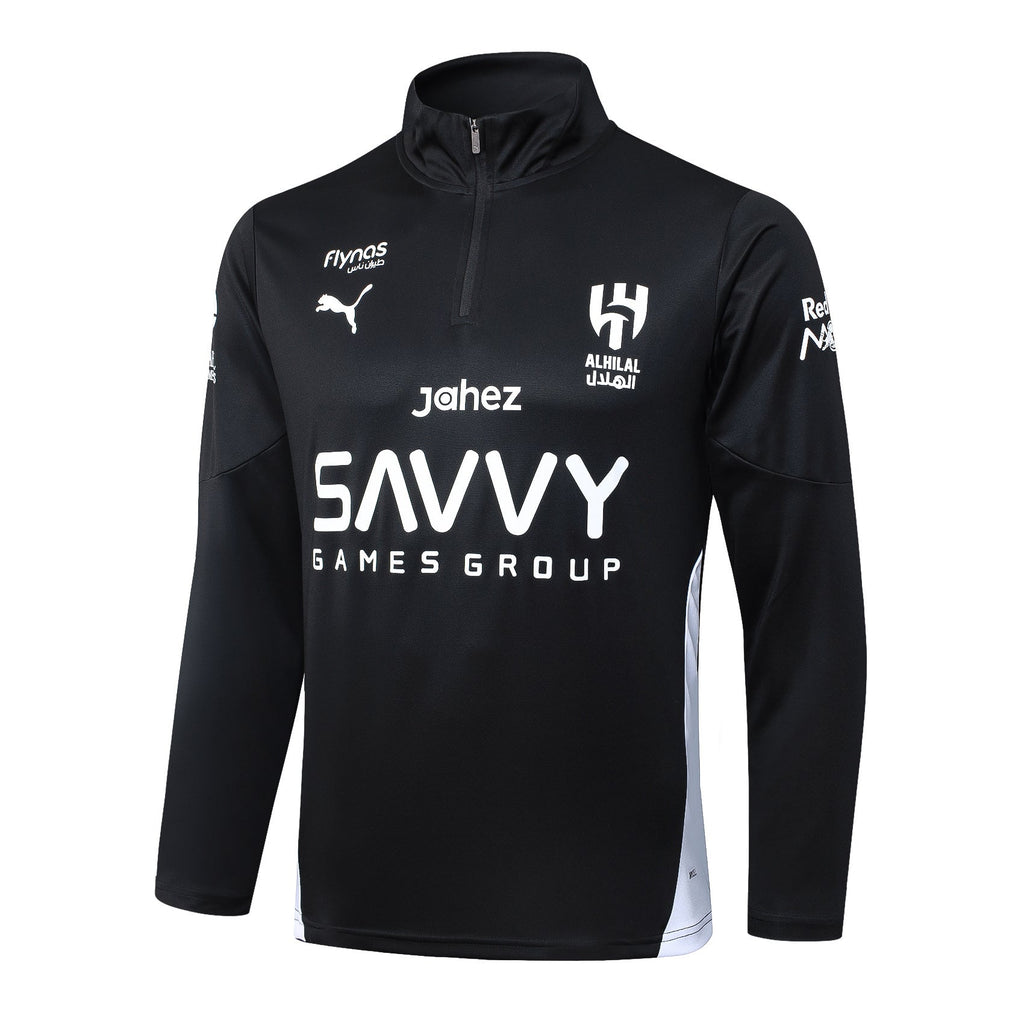 Fato de Treino Al-Hilal SFC 2025-26 - Camisola com Fecho