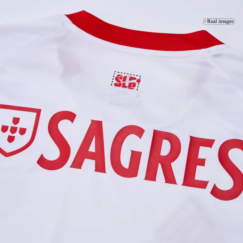 Camisola SLB 2025-26 Alternativa Branca Versão Adepto