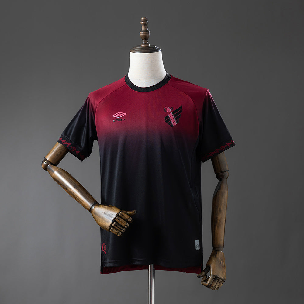 Camisola Club Athletico Paranaense 2025-26 Alternativa Preta Versão Adepto
