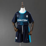 Kit Criança Olympique Marselha 2025-26 Alternativo
