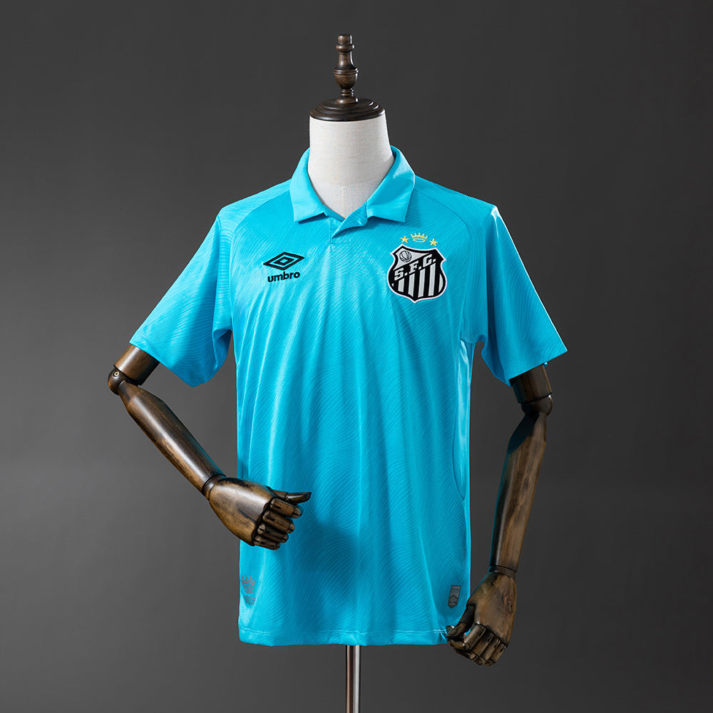 Camisola Santos FC 2025-26 Alternativa Azul Versão Adepto