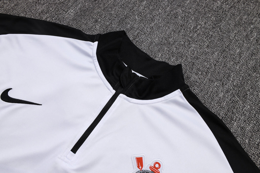 Fato de Treino SC Corinthians 2025-26 - Camisola com Fecho