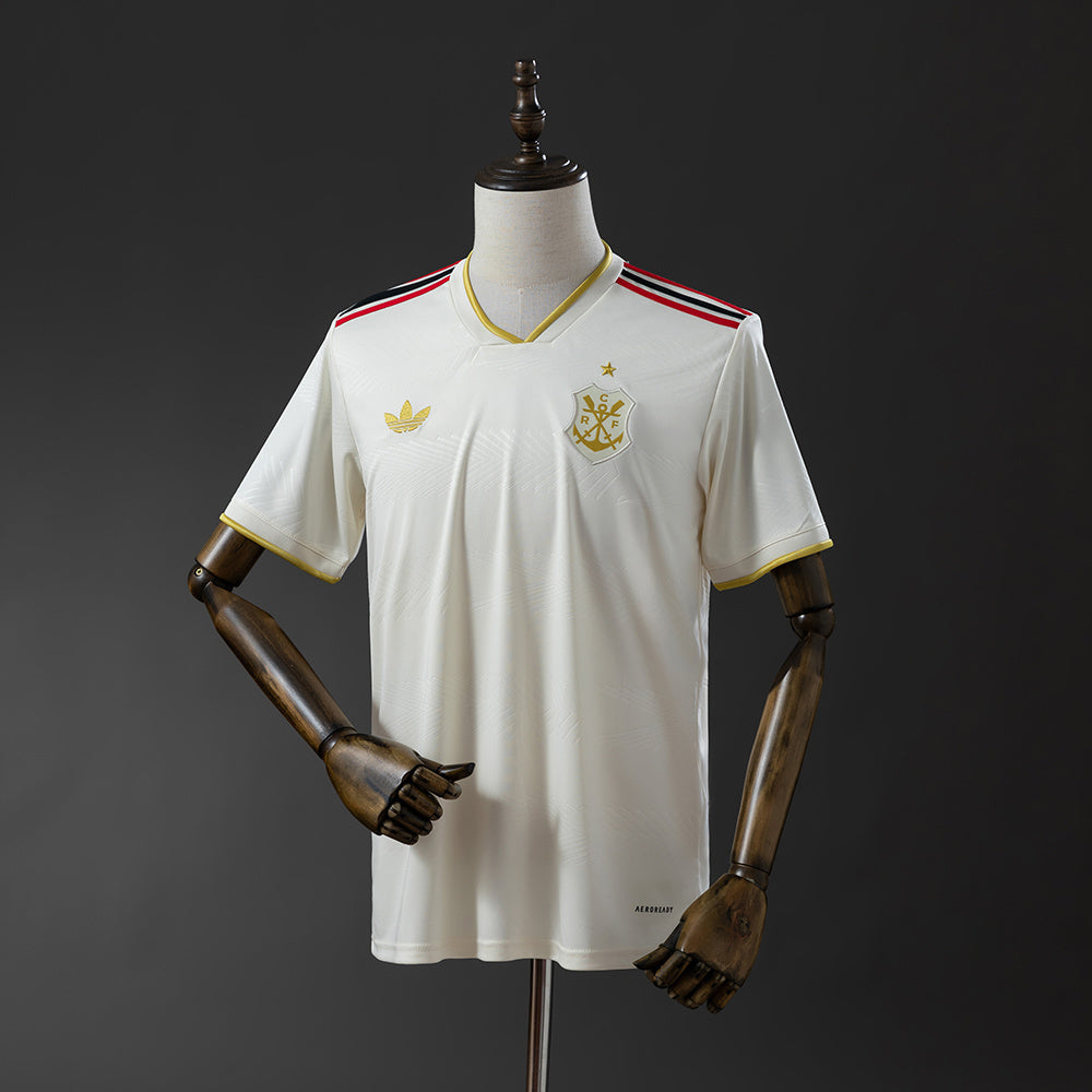 Camisola CR Flamengo 2025-26 Alternativa Amarela Versão Adepto