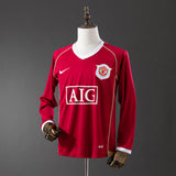 Camisola Manga Comprida M-UNITED 2006-07 Principal Versão Adepto