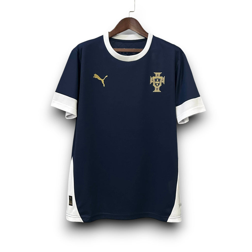 Camisola Portugal Roupa De Treino Azul 2025