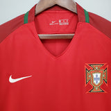 Camisola Portugal Retrô - Versão Final Euro 2016