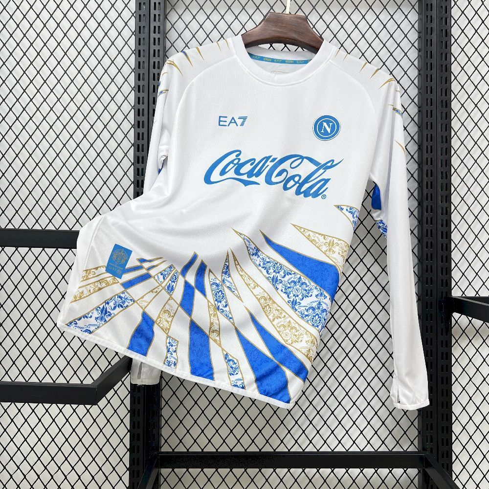 Camisola Manga Comprida Napoles 2025-26 Treino Versão Adepto