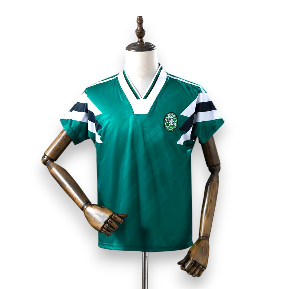 Camisola Sporting Vintage Retrô Verde 25/26